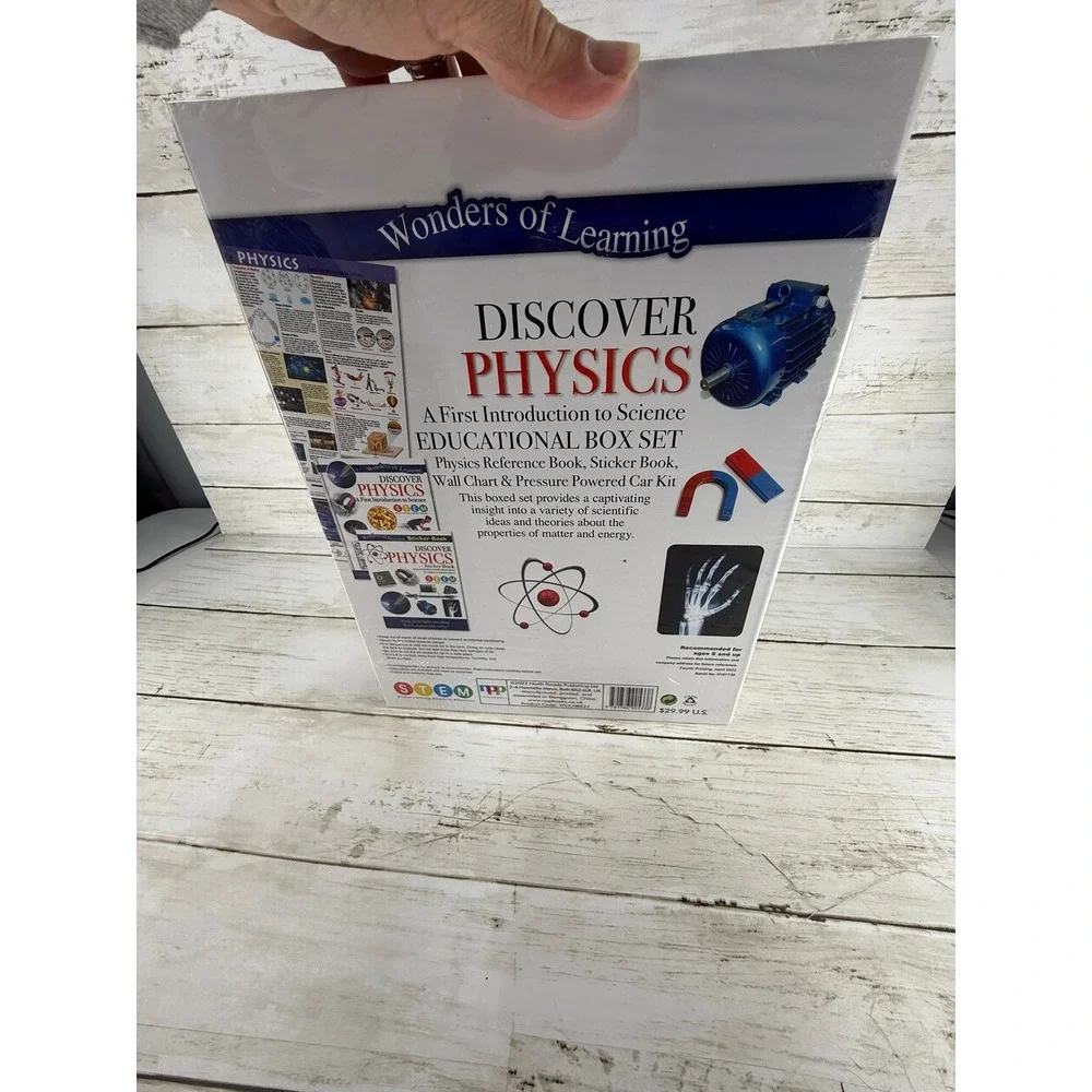 NEW Wonders of Learning Discover Physics Educational Box Set STEM Kit New Sealed
